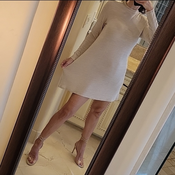 H&M Divided Delicate Knit Crewneck Long-sleeved Dress, Sz 6 - Picture 8 of 16